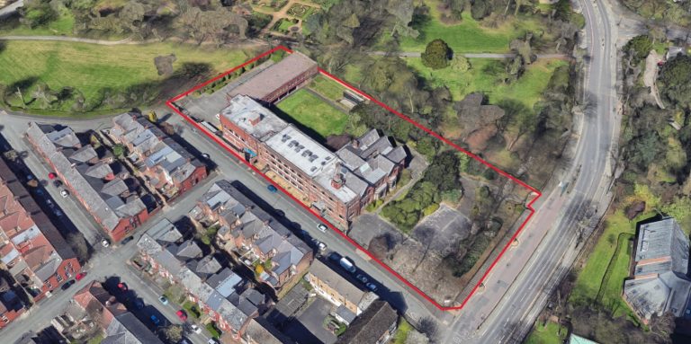 188 Wilmslow – Google Aerial – Red line web